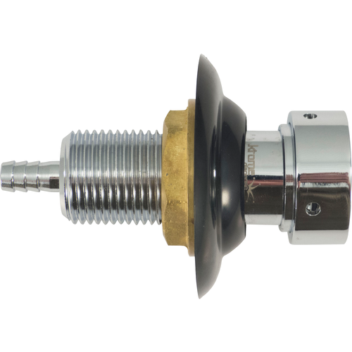 2.5 inch Long Beer Faucet Shank Assembly with 3/16 inch Barb HowdyBrewer