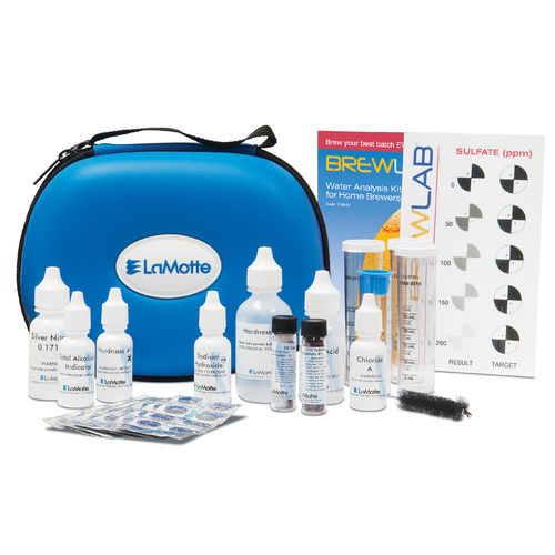 LaMotte BrewLab Basic Water Test Kit - Brewing Water Analysis Alkalinity Hardness Calcium Chloride