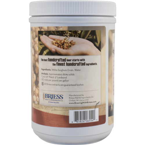 White Sorghum Syrup BriesSweet Liquid Malt Extract - Briess LME - 3.3 lb Canister