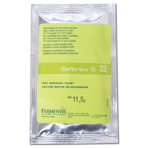Safbrew S-33 Belgian Ale Yeast - Fermentis