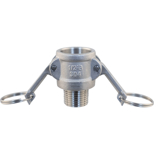 Stainless Steel Camlock - Female Cam X 1/2 in. MPT (Type B) - KL04480