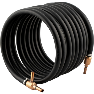 Wort Heat Exchanger - Copper Counterflow Chiller with 3/8 in. Barbs - KL02035