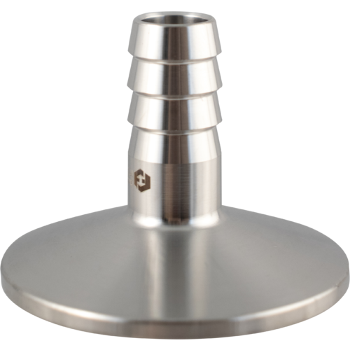 Stainless Tri-Clamp Barb - 1/2 in. x 1.5 in. T.C.