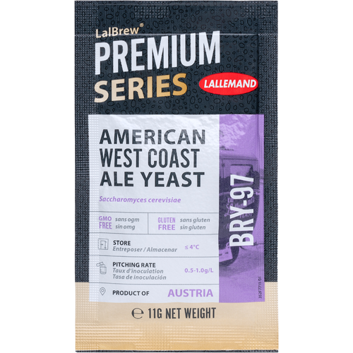 Lallemand | LalBrew® BRY-97 American West Coast Ale Yeast | Dry Beer Yeast