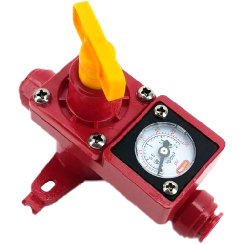 Duotight BlowTie 2 Diaphragm Spunding Valve w/ Integrated Pressure Gauge (0-15 PSI) for Pressure Fermentation - KL15042