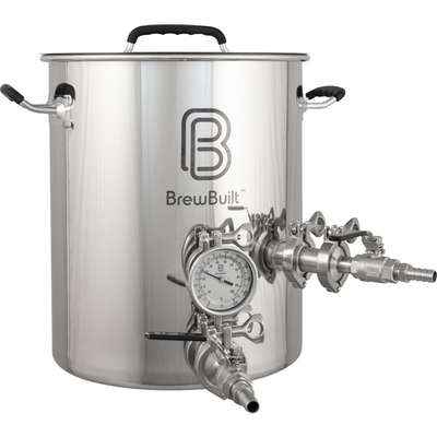 BrewBuilt 10 Gallon Whirlpool Kettle with Tri Clamp Fittings
