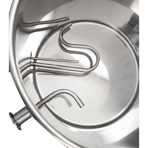 BrewBuilt 15 Gallon Whirlpool Kettle with Tri Clamp Fittings
