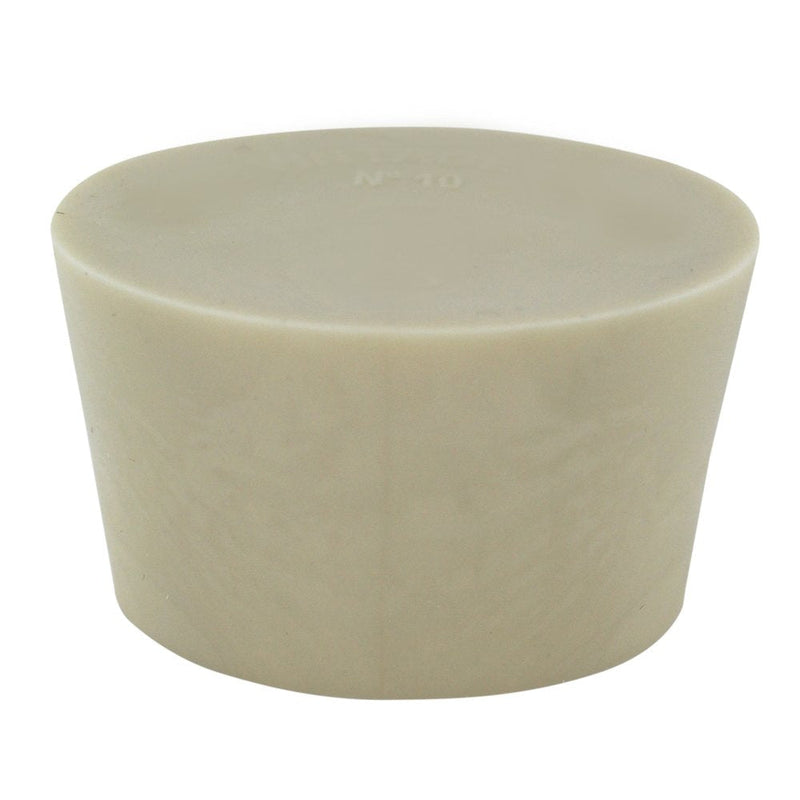 #10 Solid Rubber Stopper - High-Quality Silicone/Rubber Plug