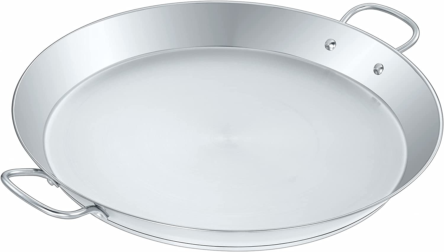Concord Premium Stainless Steel Paella Pan with Heavy Duty Triply Bott