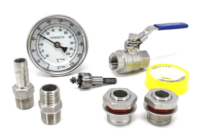 Concord Home Brewing Starter Kit - Weldless Stainless Steel Setup