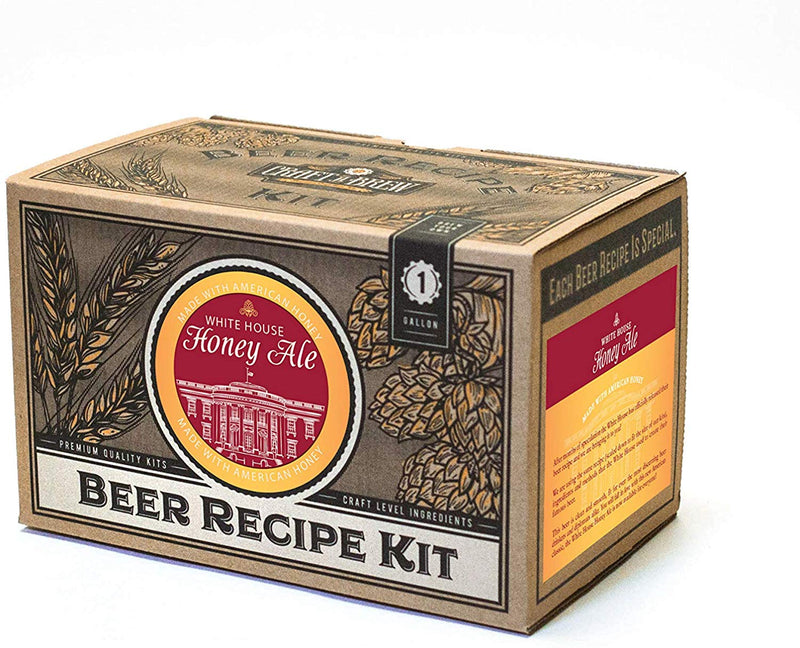 White House Honey Ale Home Brew Ingredient Kit - 1 Gallon - Beer Recipe Kit