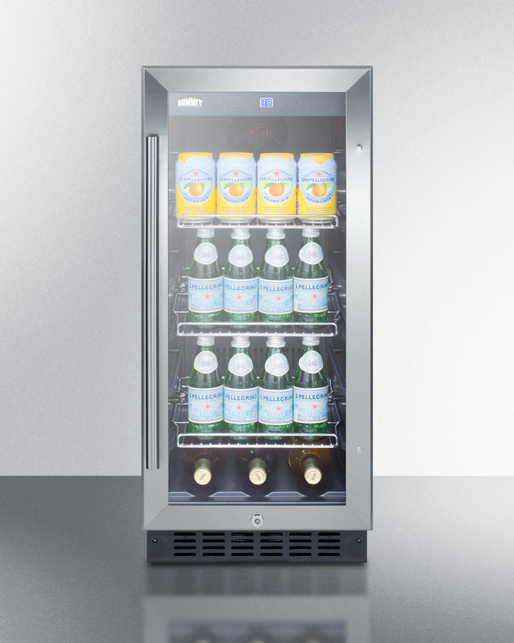 15 Inch Glass Door Beverage Center (3589271945296)