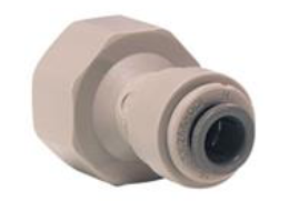 Micro Matic PI451214FS 3/8 Inch Push-Fit 1/2 Inch BSP Tubing Hose Fitting