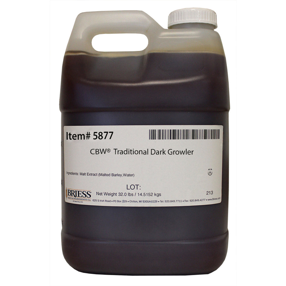 Traditional Dark CBW Liquid Malt Extract (LME) - 32 lb Growler