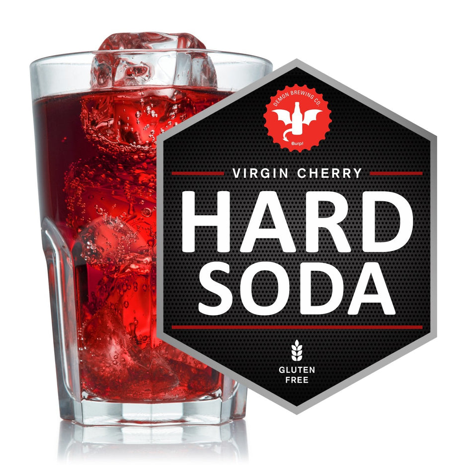 2 Gallon Virgin Cherry Hard Soda Homebrew Recipe Kit
