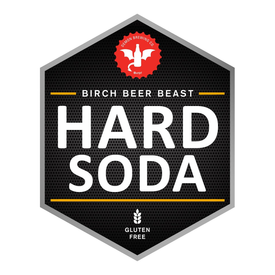 2 Gallon Birch Beer Beast Hard Soda Homebrew Recipe Kit