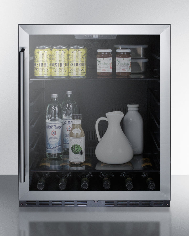 24 Inch ADA Built-In Undercounter Glass Door Beverage Center (3589272207440)