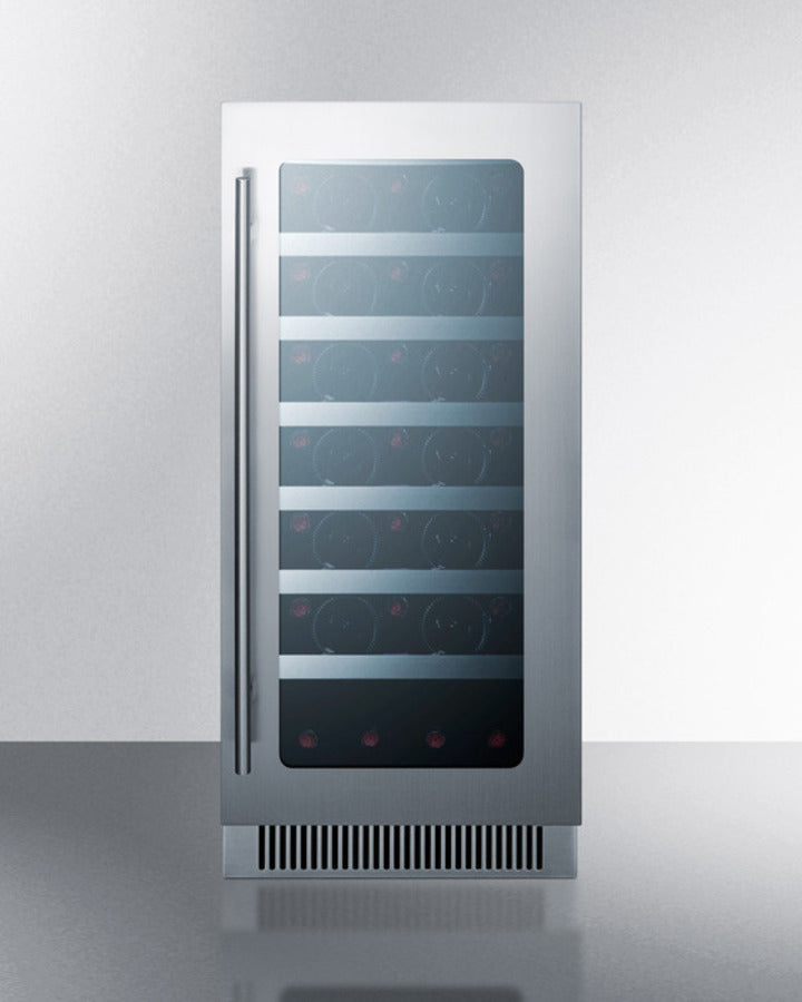 34 Bottle 15 Built-In Seamless Cabinet Single Zone Wine Cooler (3589235605584)