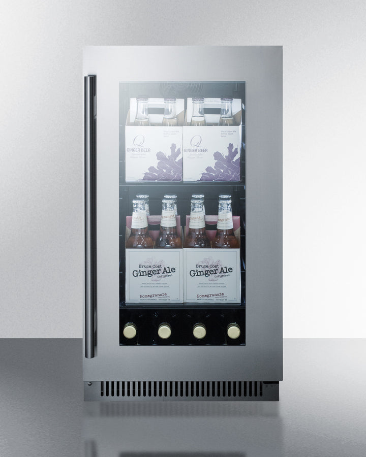 18 Inch Wide 2.6 Cu. Ft. Free Standing Refrigerator with LED Lighting (3589272502352)