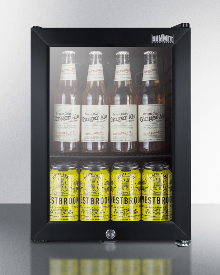 14 Inch Wide 0.85 Cu. Ft. Free Standing Beverage Center with Door Lock (3589272240208)