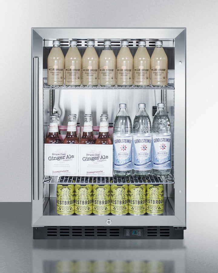 24-Inch SS Commercial Beverage Center (3589271978064)