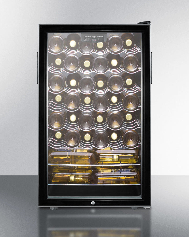 42 Bottle 20 Inch Wide Built-In Single Zone Wine Cellar with Freestanding Capability (3589235834960)