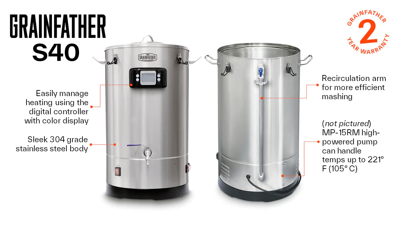 Buying Guide: GrainFather S40 S-Series Electric All-in-One All-Grain Brewing System