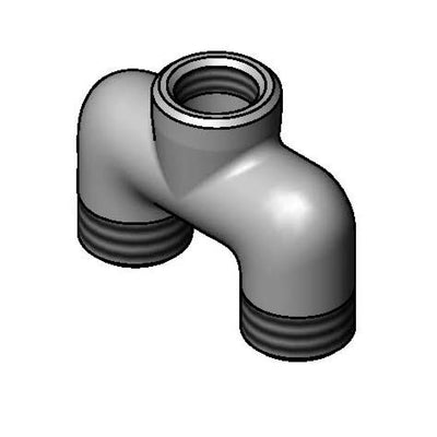 B-0192 Yoke "Y" Fitting, Chrome-Plated Brass