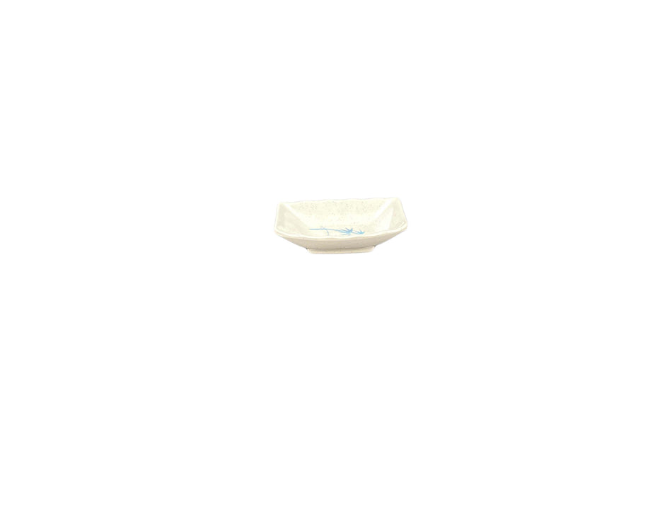12 Pack 2 oz, 3-1/2" x 2-3/8" x 1", Sauce Dish, Blue Bamboo Dinnerware, Melamine, BPA Free, Dishwasher Safe, Break-Resistant, Shatter-Resistant, No Microwave, No Oven, NSF