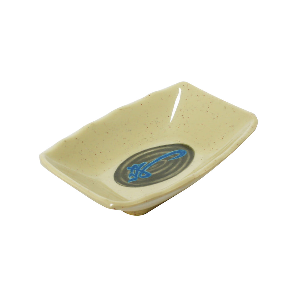 12 Pack 2 oz, 3-1/2" x 2-3/8" x 1", Sauce Dish, Wei Dinnerware, Melamine, BPA Free, Dishwasher Safe, Break-Resistant, Shatter-Resistant, No Microwave, No Oven, NSF