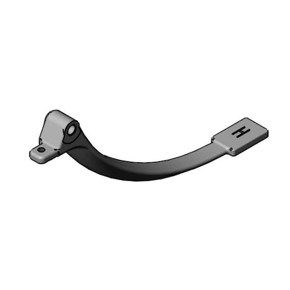 T&S 000240-30 Hot Foot Pedal, Brushed Aluminum