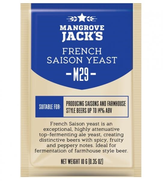 [2 Pack] Mangrove Jack's CS Yeast M29 French Saison 10g