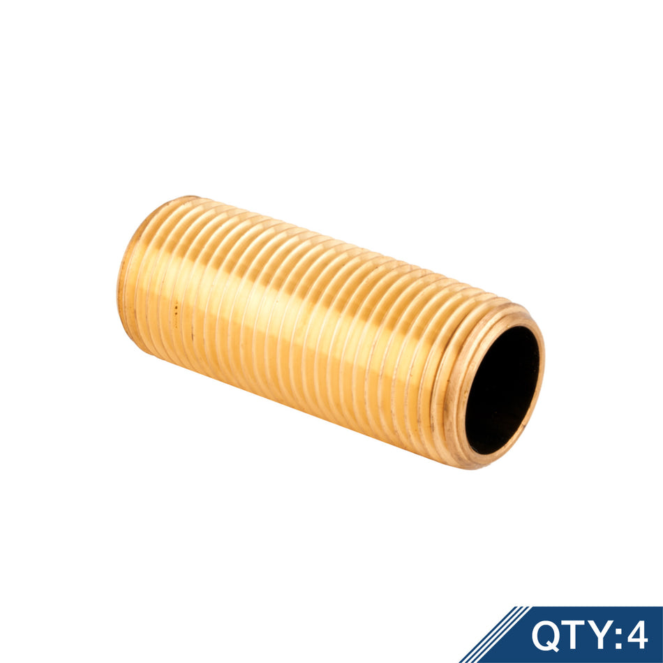 1/2" NPT x 2" Inlet Supply Nipples (4 pcs per Master Pack)