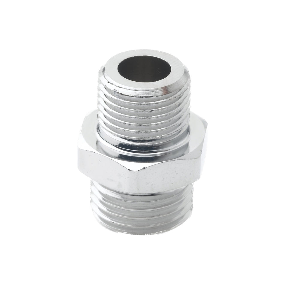 Adapter: 3/8" NPT Male x 3/4-14UN Male (Plated)