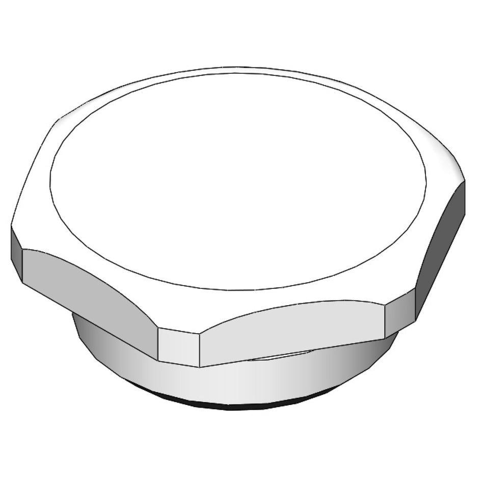 T&S 000623-40 Hex Cap for Spray Valve
