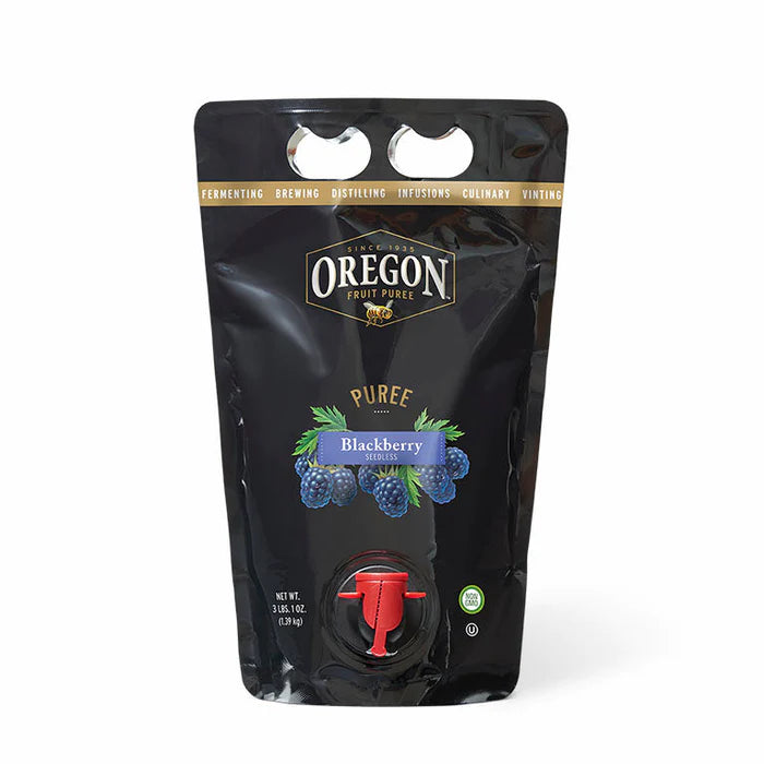Oregon Fruit Puree 49 oz. Dispenser Bladder Pouch - Aseptic