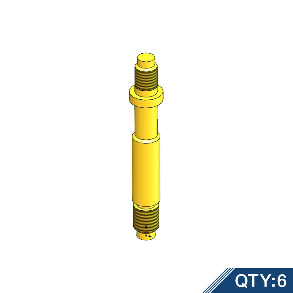 Brass Valve Stems for B-0101 Series and Retro Glass Fillers, 6 pcs per Master Pack