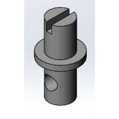 T&S 000834-25 Stem for Glass Filler, Rough Chrome Plated