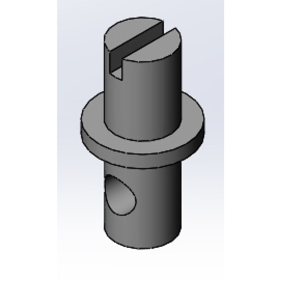 T&S 000834-25 Stem for Glass Filler, Rough Chrome Plated