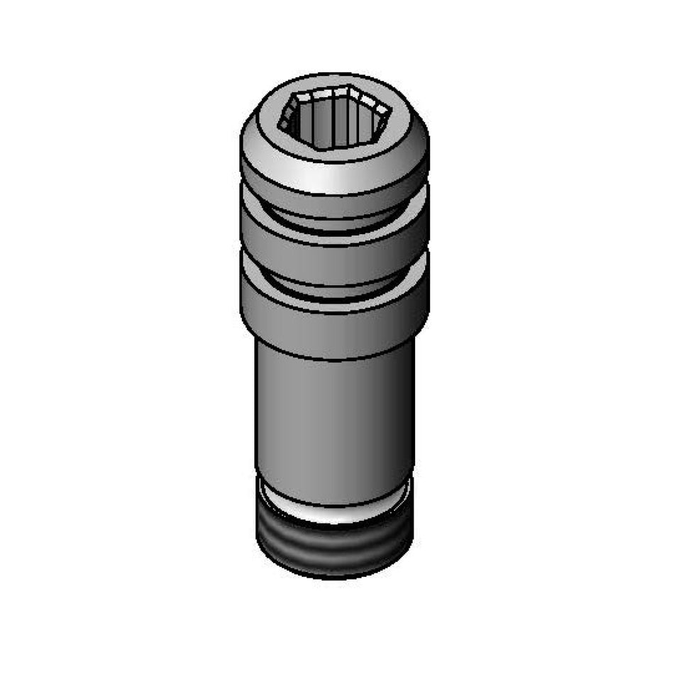 T&S 000839-25 Stem for Pre Rinse Swivel, Rough Chrome Plated