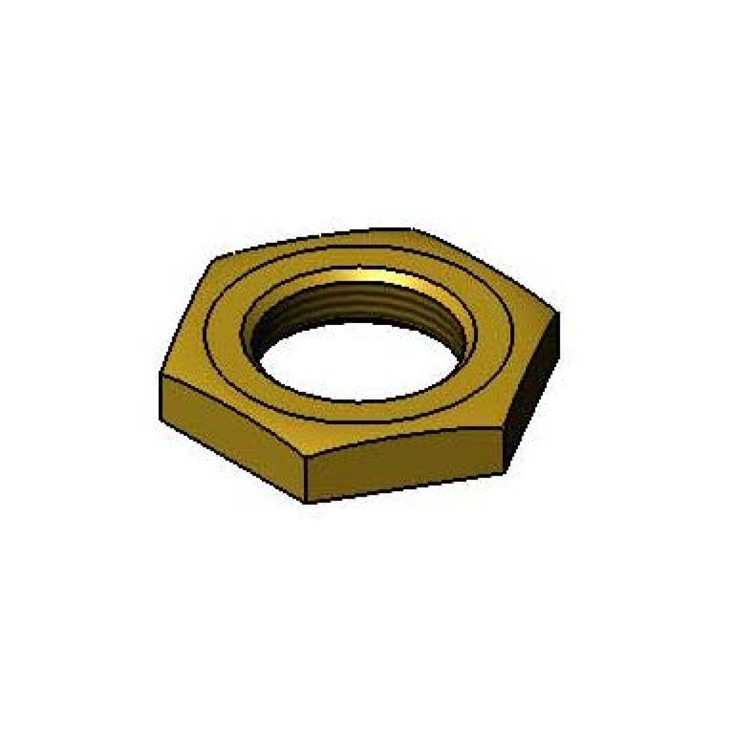 Npsl Thread Lock Nut, 3/8-18 NPSL, Brass – HowdyBrewer