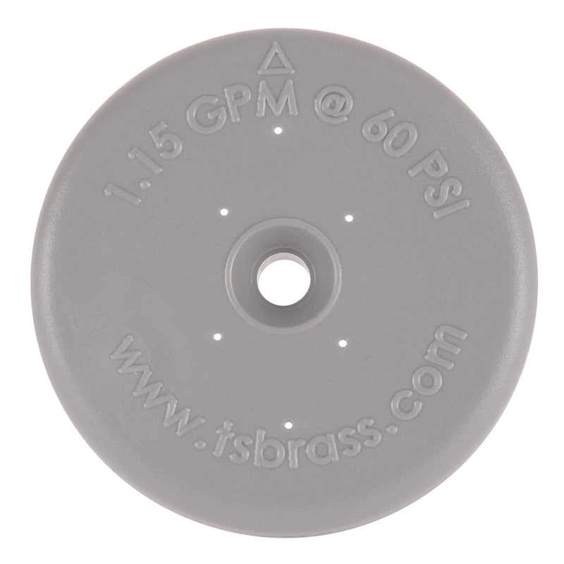 T&S 001121-45 2 1/8" Spray Valve Face - Plastic, Gray