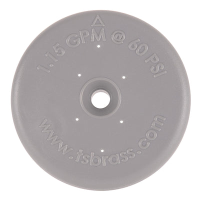 T&S 001121-45 2 1/8" Spray Valve Face - Plastic, Gray