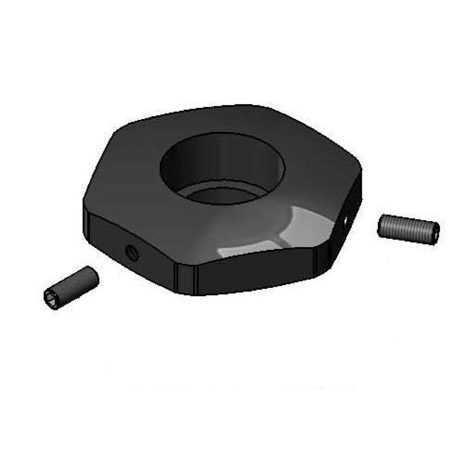 T&S 001126-20 Heat Resistant Handle w/ (2) Set Screws, Black