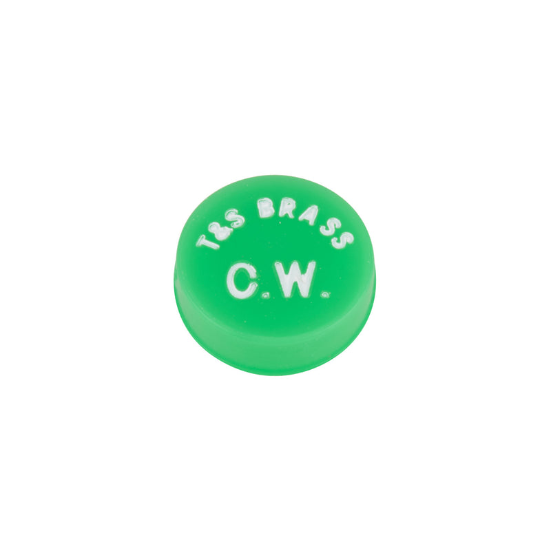 Snap-In Index Button, Green (Cold Water)