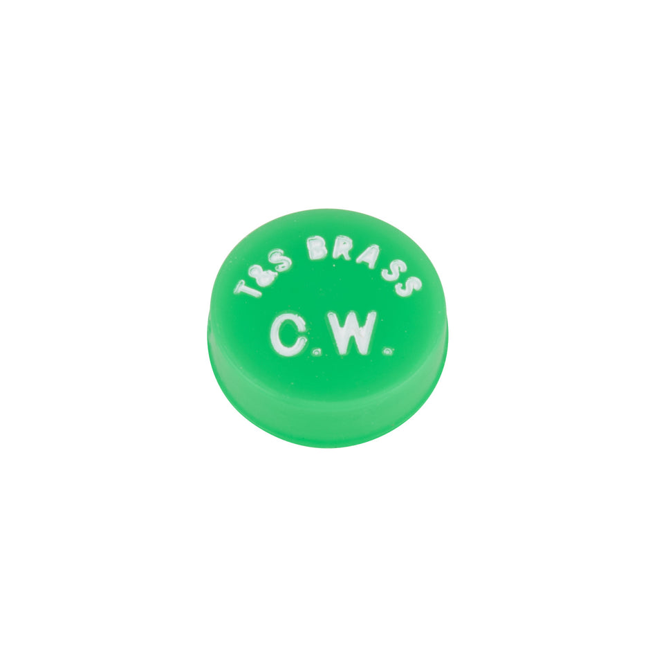 Snap-In Index Button, Green (Cold Water)