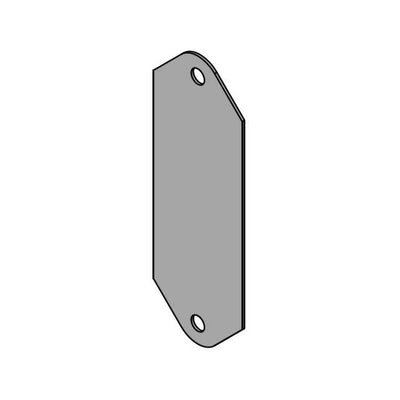 T&S 001253-45 Knee Valve Cover Plate, Stainless Steel