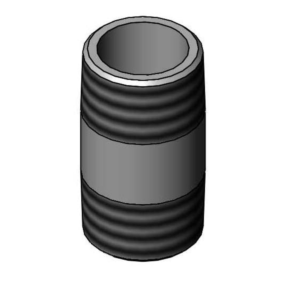 T&S Brass 001509-40 1/2" NPT Nipple - 1-1/2" Chrome