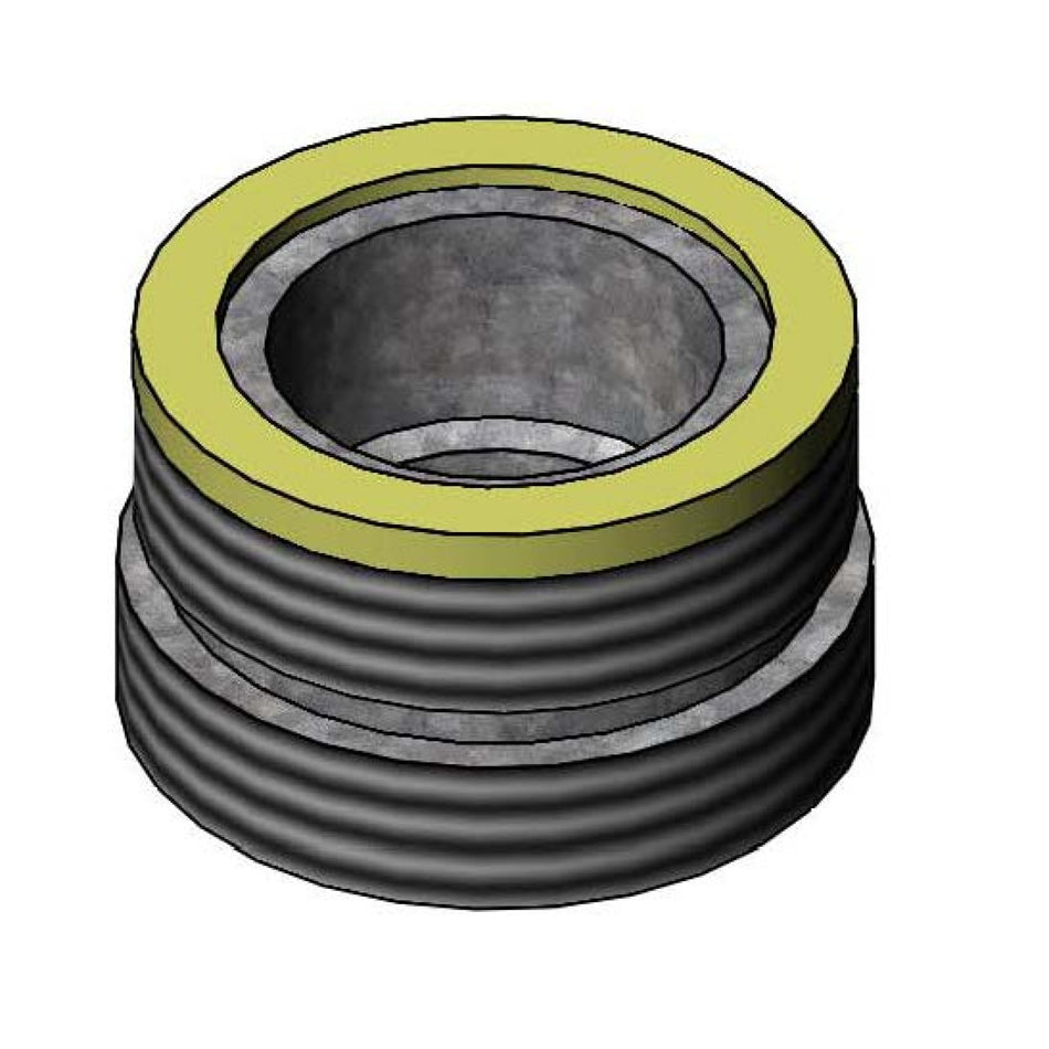 T&S Brass 001651-47 Adapter - Series #3/#8 Outlets (Plated)