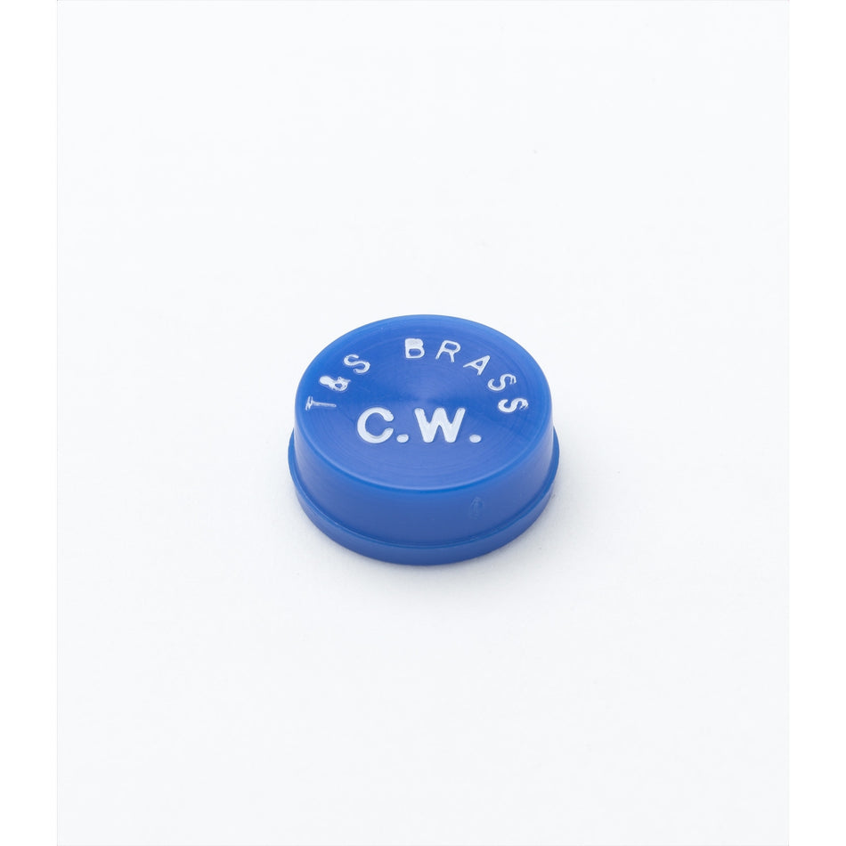 T&S Brass 001686-45 Snap-In Index Button - Blue CW